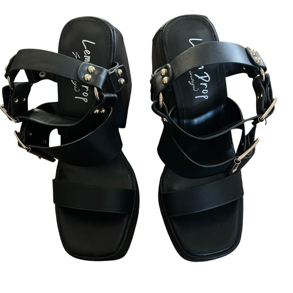 Dollskill Lemon Drop Khali Platform Block Heels S… - image 2